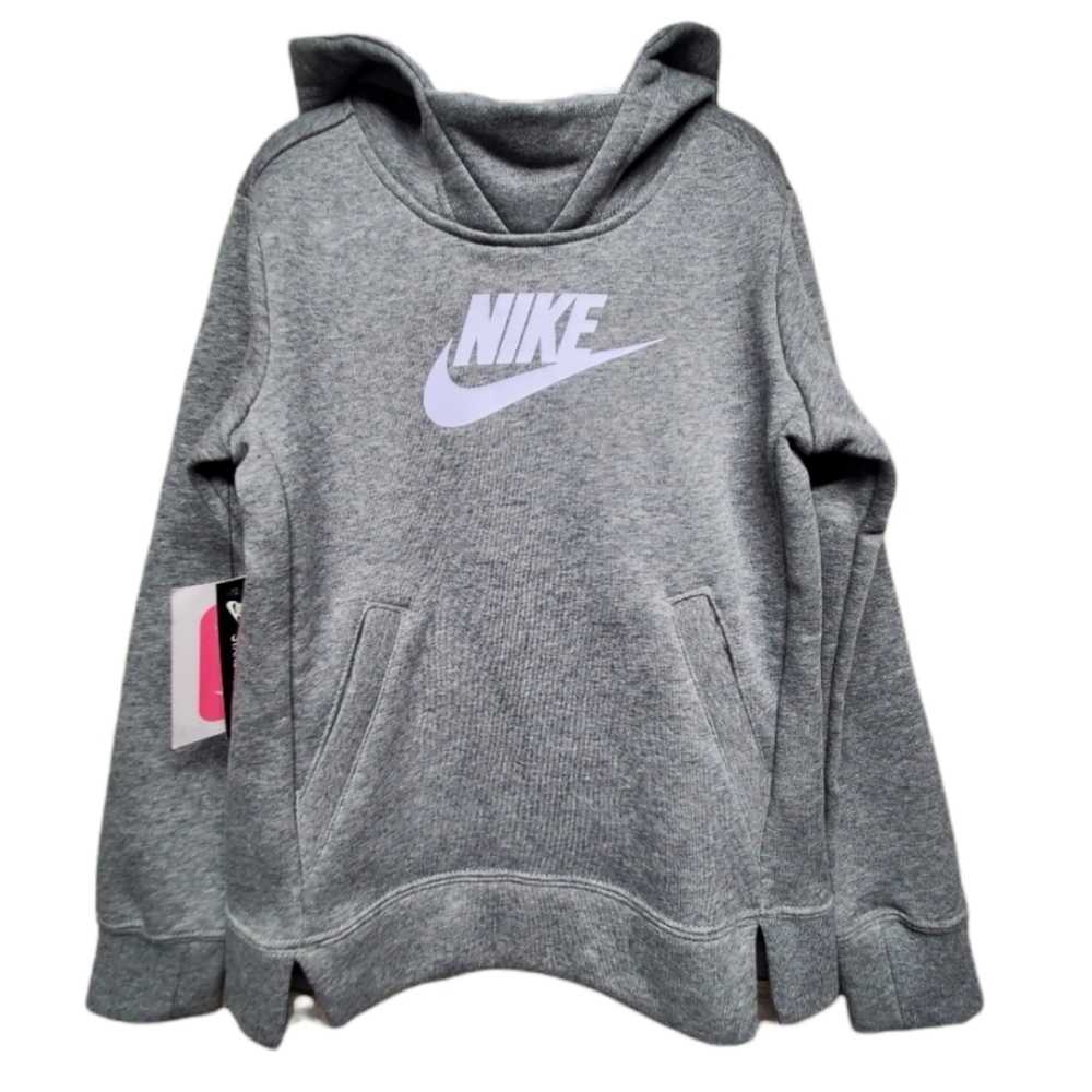NWT Girls Nike gray Hoodie